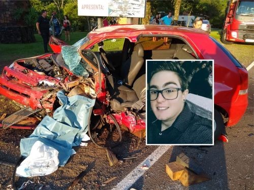 Grave acidente na SC-283 deixa uma vítima fatal e quatro feridos no Oeste