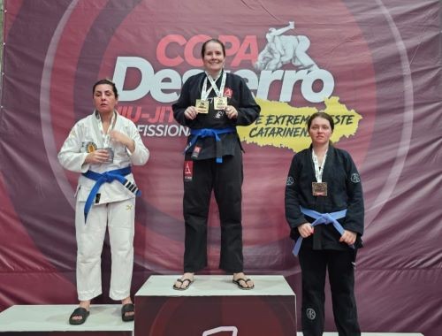 Atleta de Cunha Porã conquista título na Copa Desterro de Jiu-Jitsu