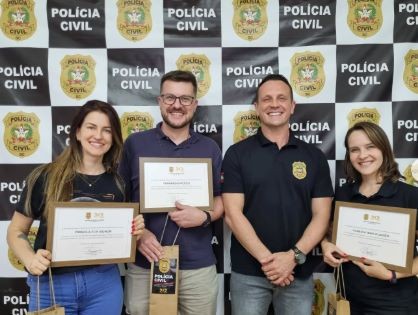 Policiais Civis da 31ª Delegacia Regional de Maravilha são homenageados pelos resultados alcançados durante o ano 2024