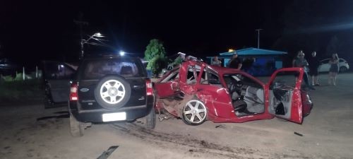 Condutora embriagada causa grave acidente na BR-282 no Oeste