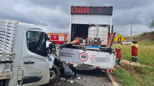 Duas pessoas ficam feridas em acidente na BR-282 no Oeste