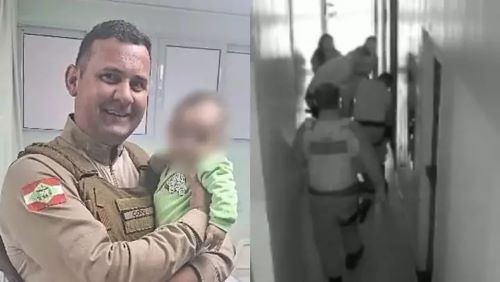 Policial salva bebê engasgado com leite materno em cidade do Extremo Oeste catarinense 
