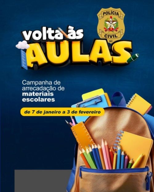 Polícia Civil de SC promove campanha 