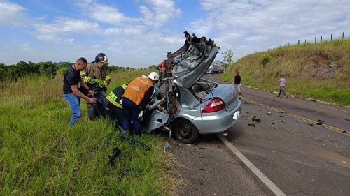 Jovem de 24 anos morre em colisão frontal na SC-283, Oeste de SC