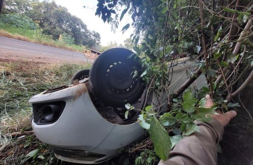 Acidente na SC-283 em Palmitos deixa três feridos