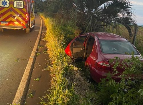 Motorista de 66 anos fica ferido em acidente na SC-480 em São Domingos