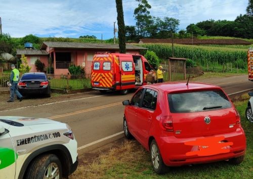 Colisão frontal entre dois veículos mobiliza Bombeiros na SC-492