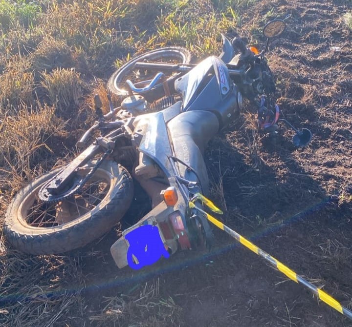 Motociclista morre em saída de pista na SC-155, no Oeste