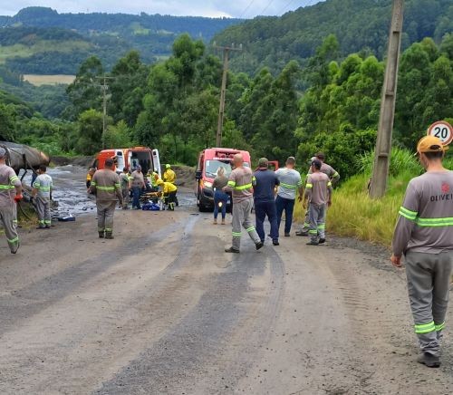 Explosão em empresa de asfalto no Oeste de SC deixa um morto e três feridos graves