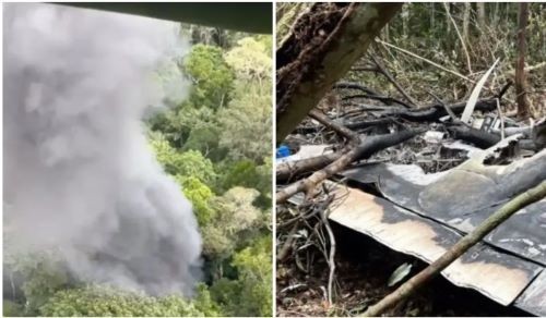 Avião que transportava drogas é abatido pela FAB