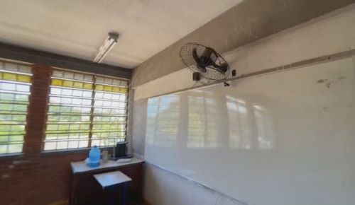 Quase 75% das escolas estaduais do RS não têm ar-condicionado; aulas foram suspensas por onda de calor