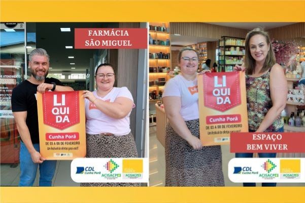 Liquida Cunha Porã: semana de ofertas e descontos imperdíveis