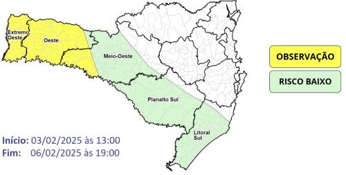 Defesa Civil Alerta: calor intenso deve seguir até quinta-feira em Santa Catarina