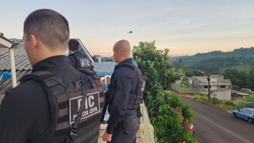 Operação da Polícia Civil mobiliza 70 agentes para desarticular organizações criminosas no Oeste de SC