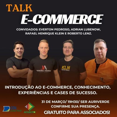 CDL e ACISA promovem Talk sobre e-commerce em Cunha Porã