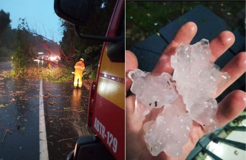 Fortes chuvas causam transtornos em municípios do Oeste de SC
