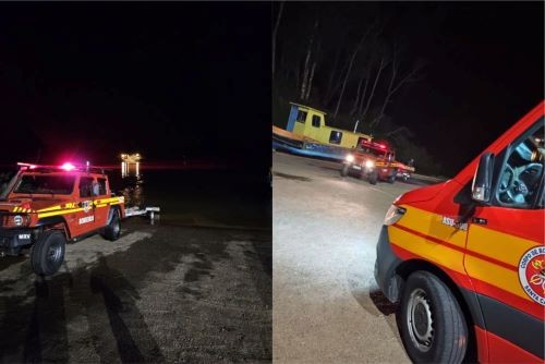 Quatro pessoas são resgatadas no Rio Uruguai pelo Corpo de Bombeiros no Oeste de SC