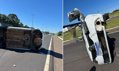 Mulher perde a vida em grave acidente no Oeste na manhã desta sexta-feira