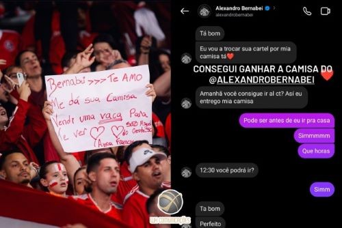 Torcedora do Inter vende vaca para ver jogo e ganha camisa de jogador