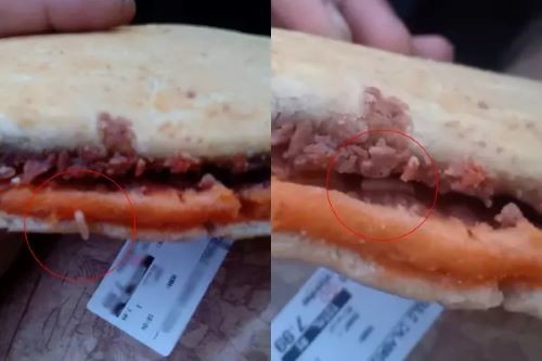 Cliente encontra larvas em lanche de mercado que teve rato na padaria