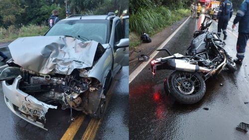 Motociclista morre em grave acidente na SC-157 no Oeste de SC