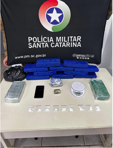 Homem é preso com mais de 8 quilos de drogas em cidade do Oeste