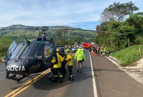 Acidente grave na SC-480 deixa nove feridos e mobiliza equipes de resgate
