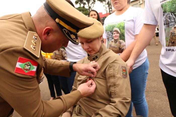 Polícia Militar de Santa Catarina celebra 190 anos com homenagens em São Miguel do Oeste