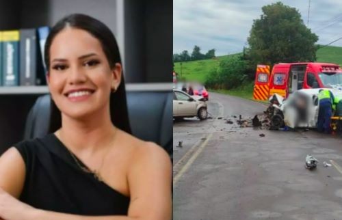 Colisão entre dois carros em Palmitos resulta em uma morte e deixa quatro feridos