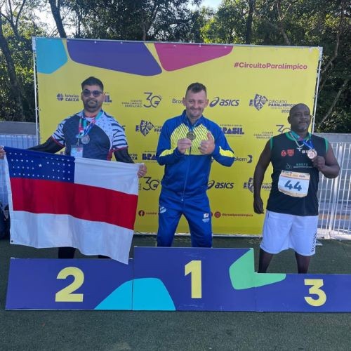 Leandro Cybulski traz mais um ouro para Maravilha no arremesso de peso