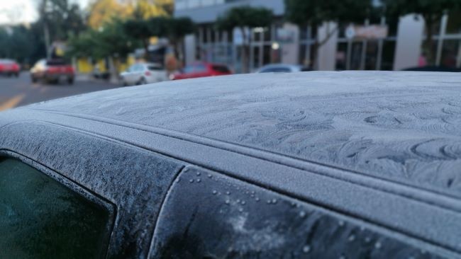 Frio deixa cidades com temperaturas negativas em SC nesta terça-feira