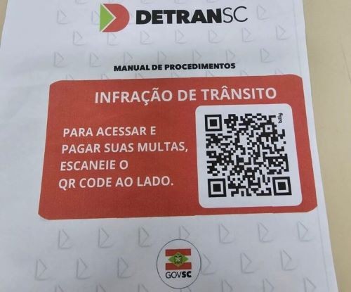 Detran/SC alerta população sobre golpe da multa no para-brisa do carro
