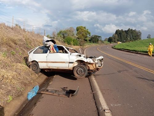 Condutor perde a vida em grave acidente na SC-160, no Oeste