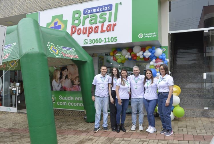 Farmácia Brasil Poupa Lar é inaugurada em Cunha Porã com nova proposta de atendimento e benefícios ao consumidor
