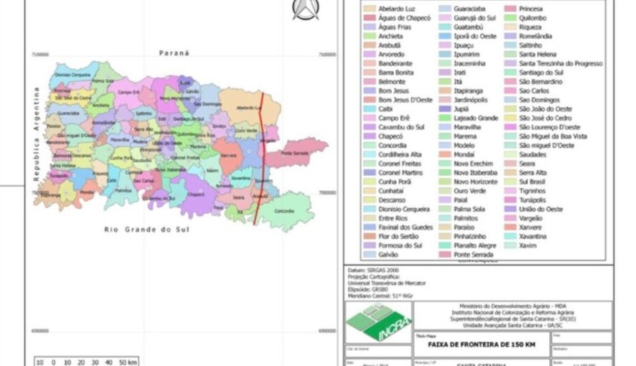 Donos de imóveis rurais em 83 cidades de SC correm risco de perder terras