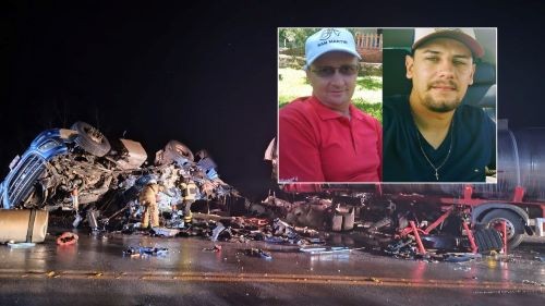 Grave colisão entre carretas na BR-153 em Irani tira a vida de dois caminhoneiros