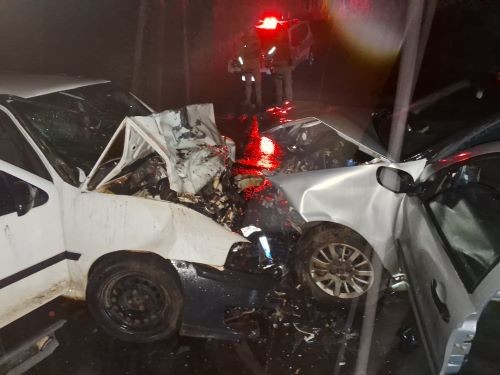 Grave colisão frontal resulta em uma vítima fatal e quatro feridos na SC-283, em Palmitos