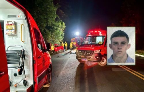 Identificado jovem de 23 anos vítima fatal em colisão na BR-158 em Cunha Porã