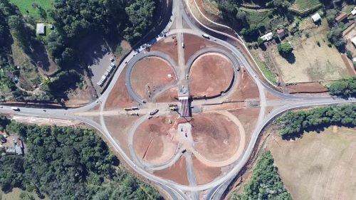 Obra de elevado entre as BRs 158 e 282 deve transformar o tráfego na região Oeste