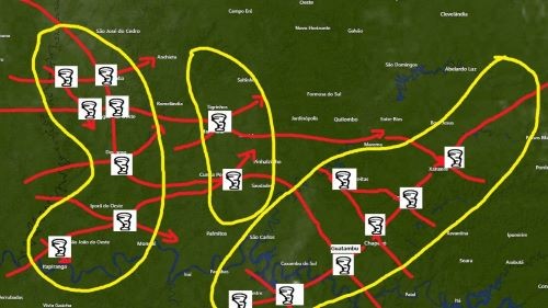 Oeste e Meio-Oeste de SC formam o 2º maior “corredor de tornados” do mundo
