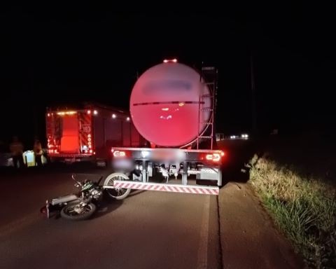Acidente no interior de Maravilha deixa motociclista com suspeita de fratura