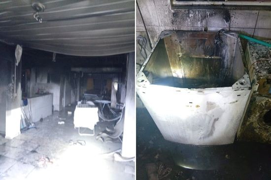 Cães acordam família durante princípio de incêndio em residência no Oeste