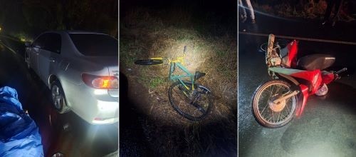 Motociclista morre após atingir ciclistas e ser atropelado na SC-283 no Oeste