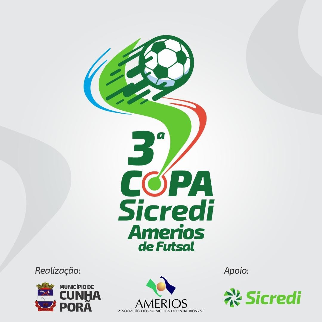 3ª Copa Sicredi Amerios de Futsal inicia nesta sexta-feira em Cunha Porã