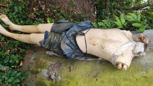 Bombeiros são acionados para resgate de corpo em rio, mas se deparam com manequim