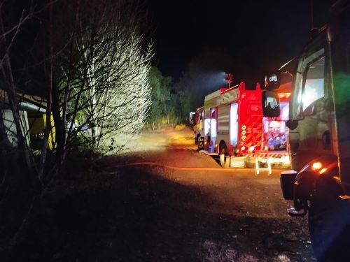 Incêndio destrói aviário de 1,2 mil m² no interior de Iraceminha
