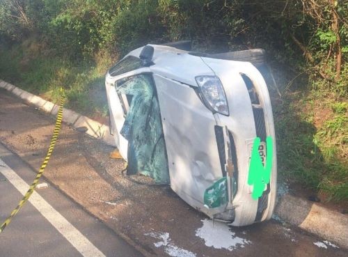 Trabalhador morre atropelado durante sinalização viária em SC