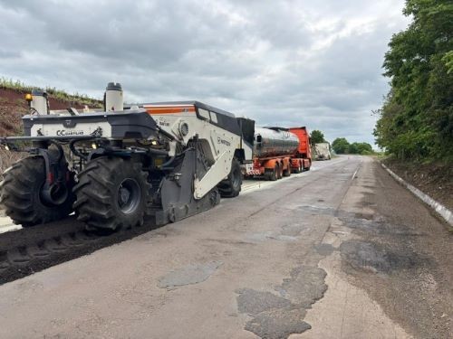 DNIT inicia ações de recuperação na BR-282 entre Maravilha e São Miguel do Oeste