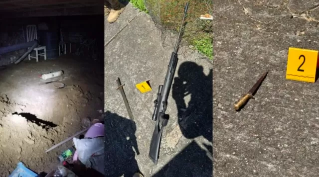 PM encontra buraco no porão da casa para possível ocultação de corpos após filho matar mãe e irmã em SC